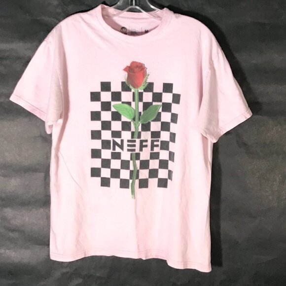 Neff Other - NEFF Pink Checkerboard Rose Short Sleeve  Tee T Shirt